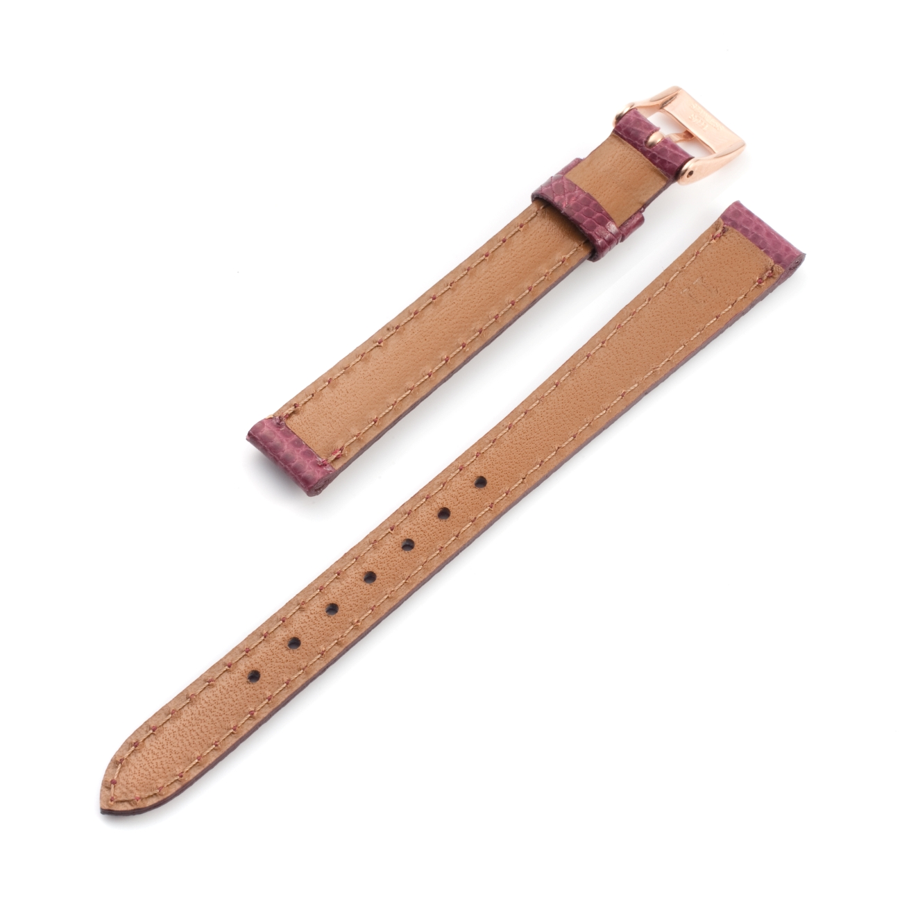 CARESE ORIGINAL LEATHER BELT CROCODILE BORDEAUX