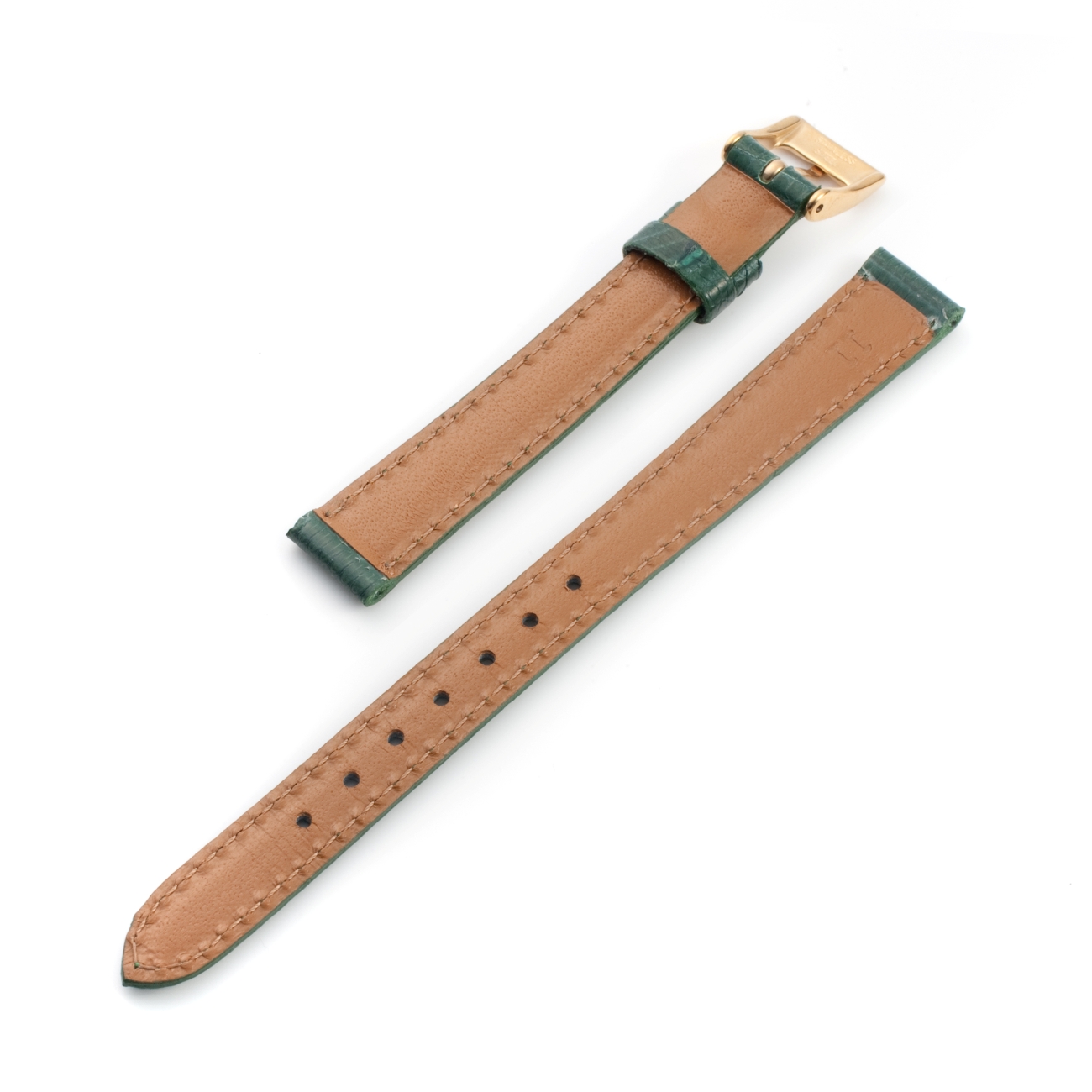 CARESE ORIGINAL LEATHER BELT LIZARD GREEN