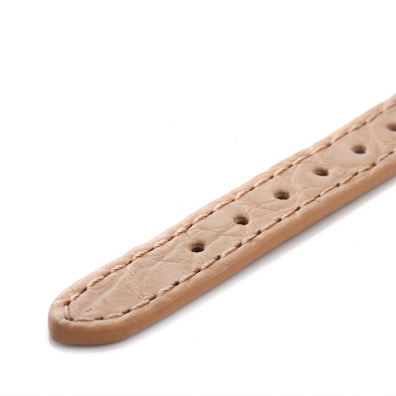 CARESE ORIGINAL LEATHER BELT ALLIGATOR BEIGE