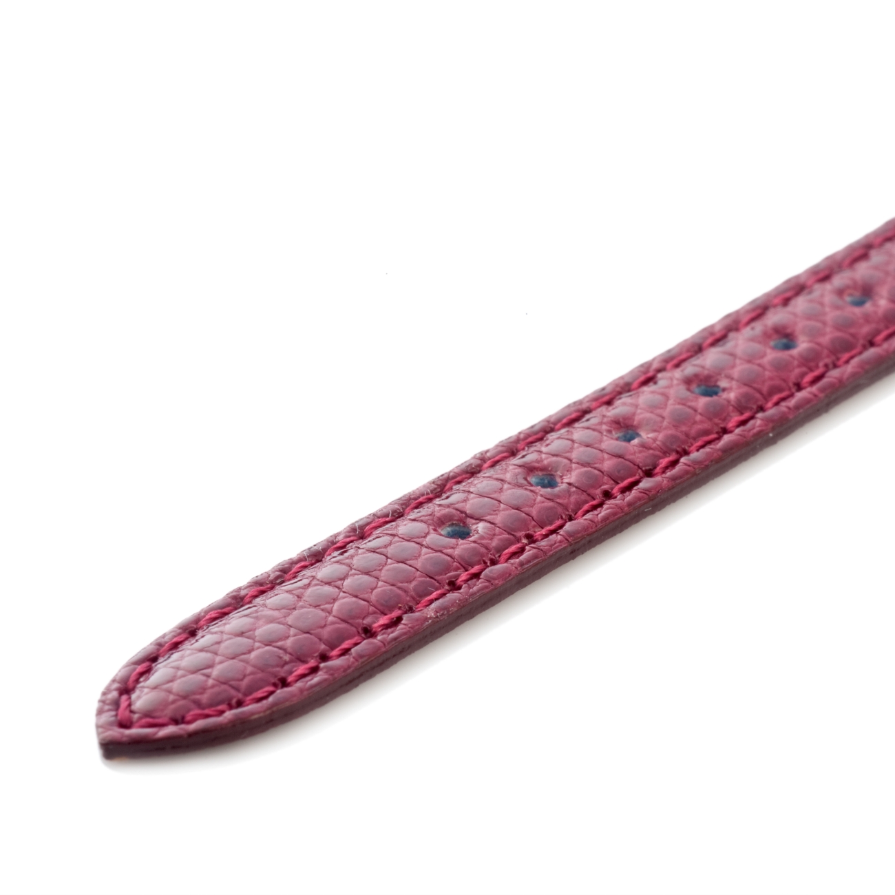 CARESE ORIGINAL LEATHER BELT CROCODILE BORDEAUX