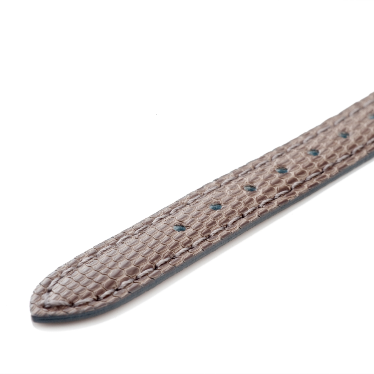 CARESE ORIGINAL LEATHER BELT LIZARD GRAY