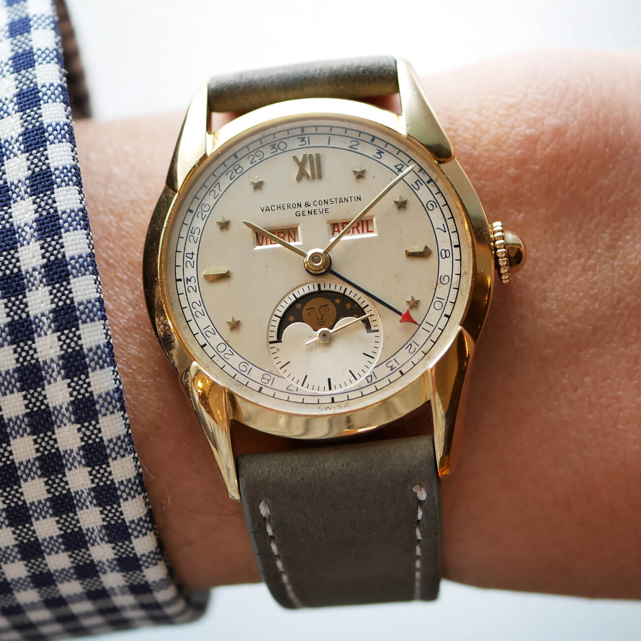 VACHERON&CONSTANTIN TRIPLE CALENDAR MOON PHASE
