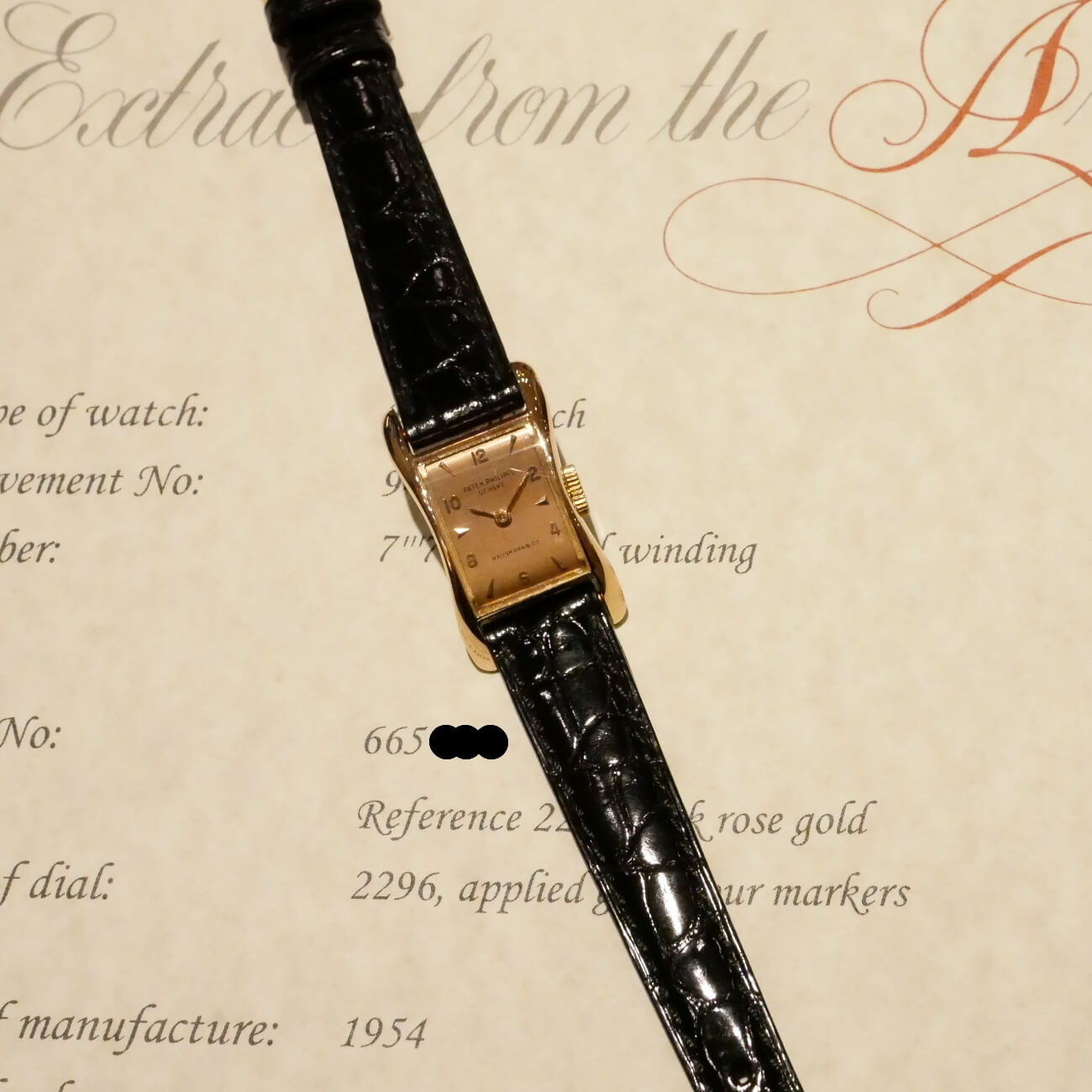 PATEK PHILIPPE RECTANGLE MODEL