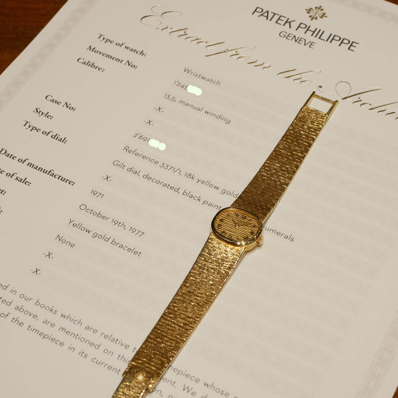 PATEK PHILIPPE RECTANGLE MODEL