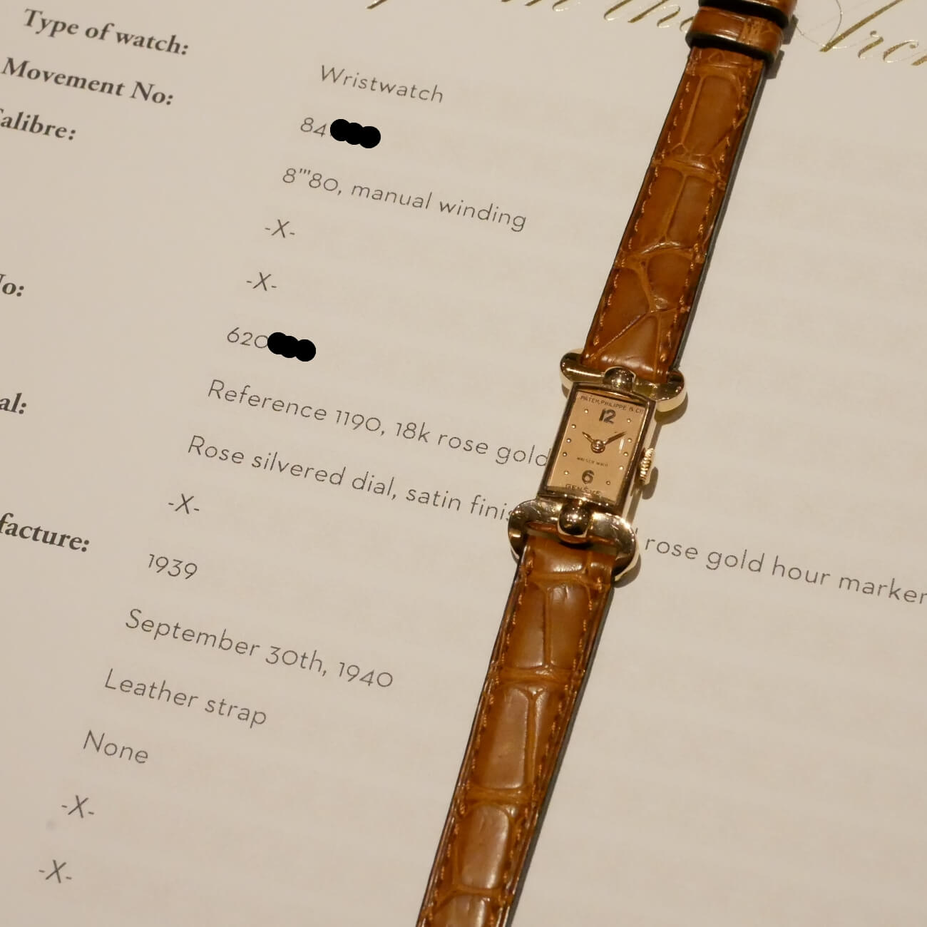 PATEK PHILIPPE RECTANGLE MODEL